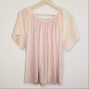 GAP Short Sleeve Tie Back Peasant Tshirt Blouse